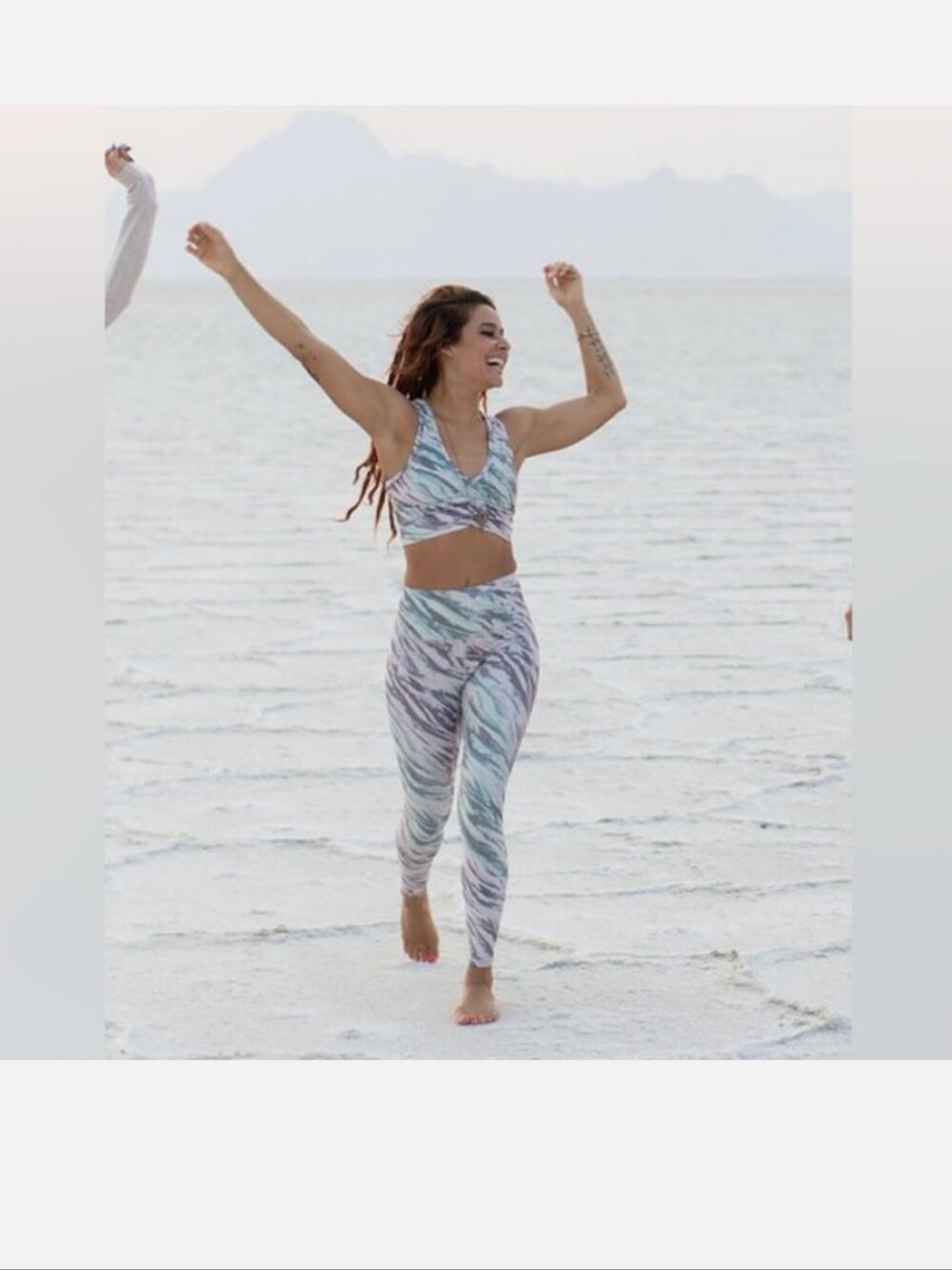 Savvi Miya High-Waist Printed Leggings - Pastel Multi